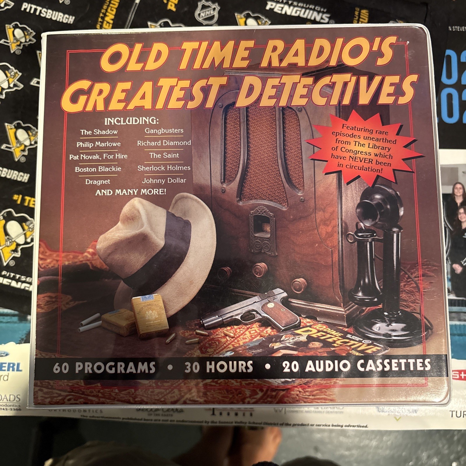 Radio Spirits Old Time Radio’s Greatest Detectives 20 Cassettes 30 Hours 60 Prog