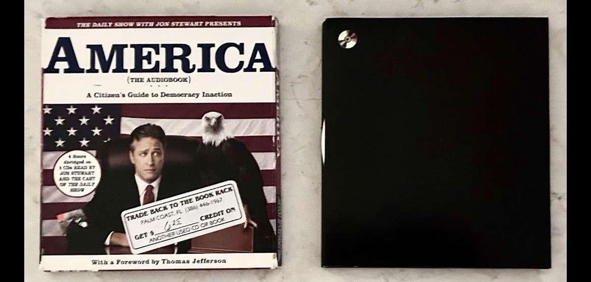 Stephen Colbert Jon Stewart America Book Bundle CD Audiobooks Book Comedy Satire
