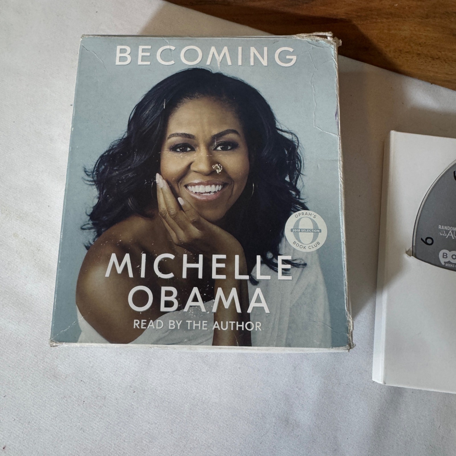Random House Becoming Audiobook Michelle Obama 16 CD Set Unabridged Blue Box
