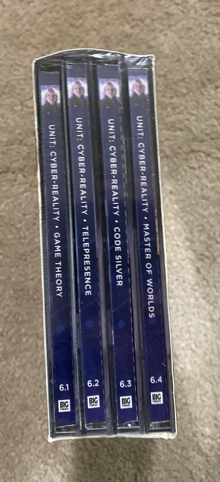 BIG FINISH DOCTOR WHO UNIT Vol 6 CYBER-REALITY New! SEALED Box Set w/ THE MASTER