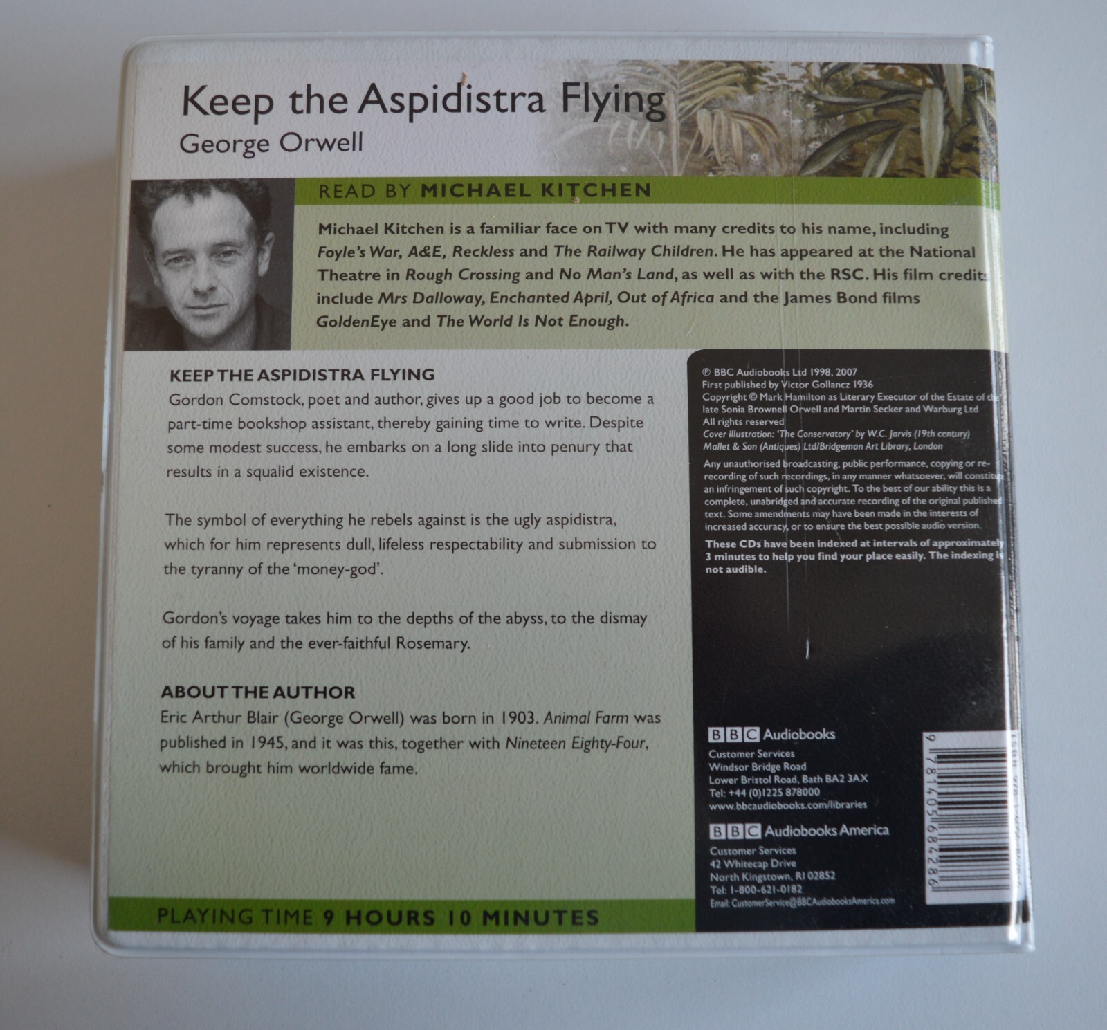 Keep the Aspidistra Flying — George Orwell — Unabridged Audiobook — 8CD Chivers