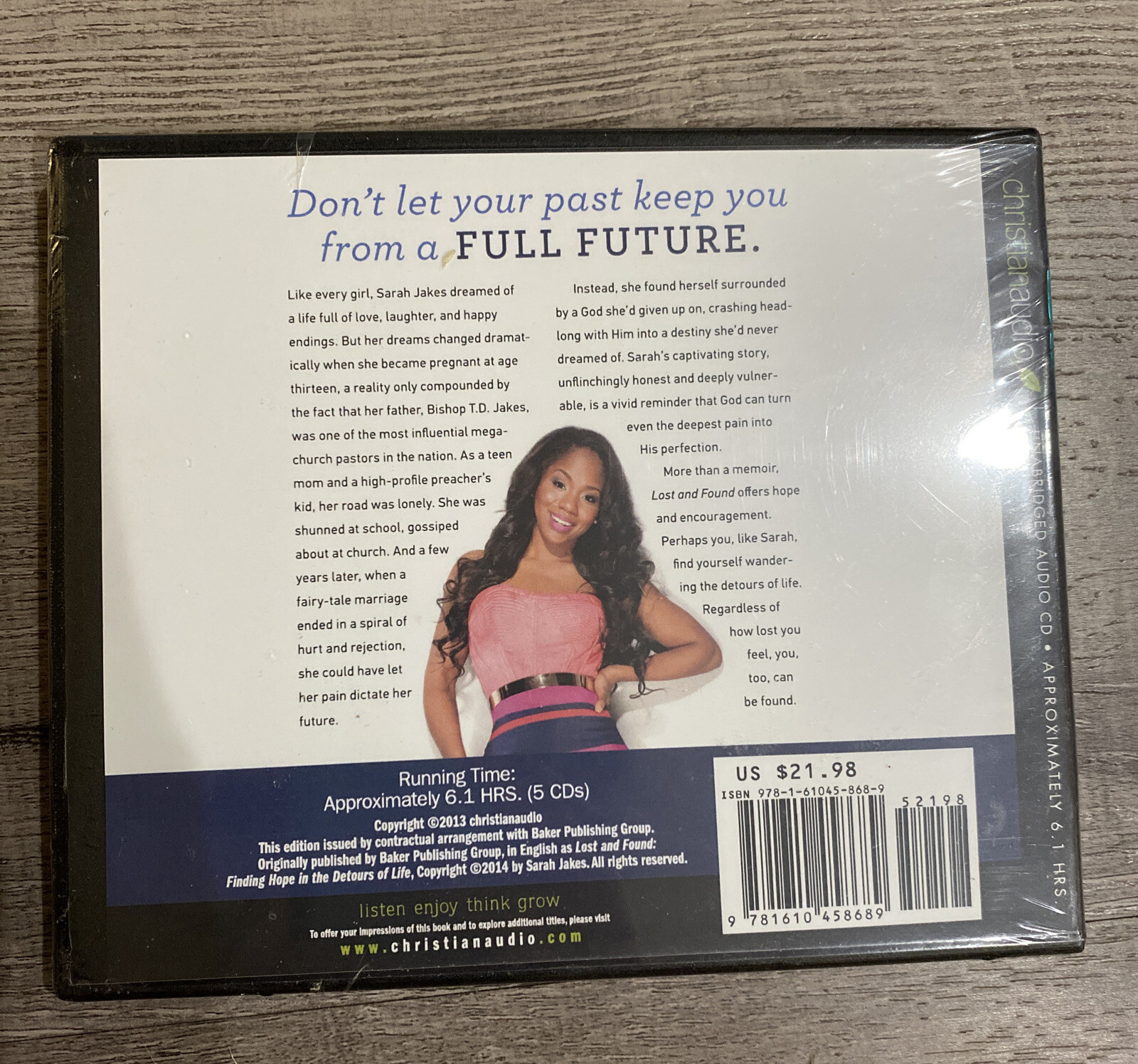 Lost and Found: Finding Hope in the Detours of Life by Jakes, Sarah Audio CD New