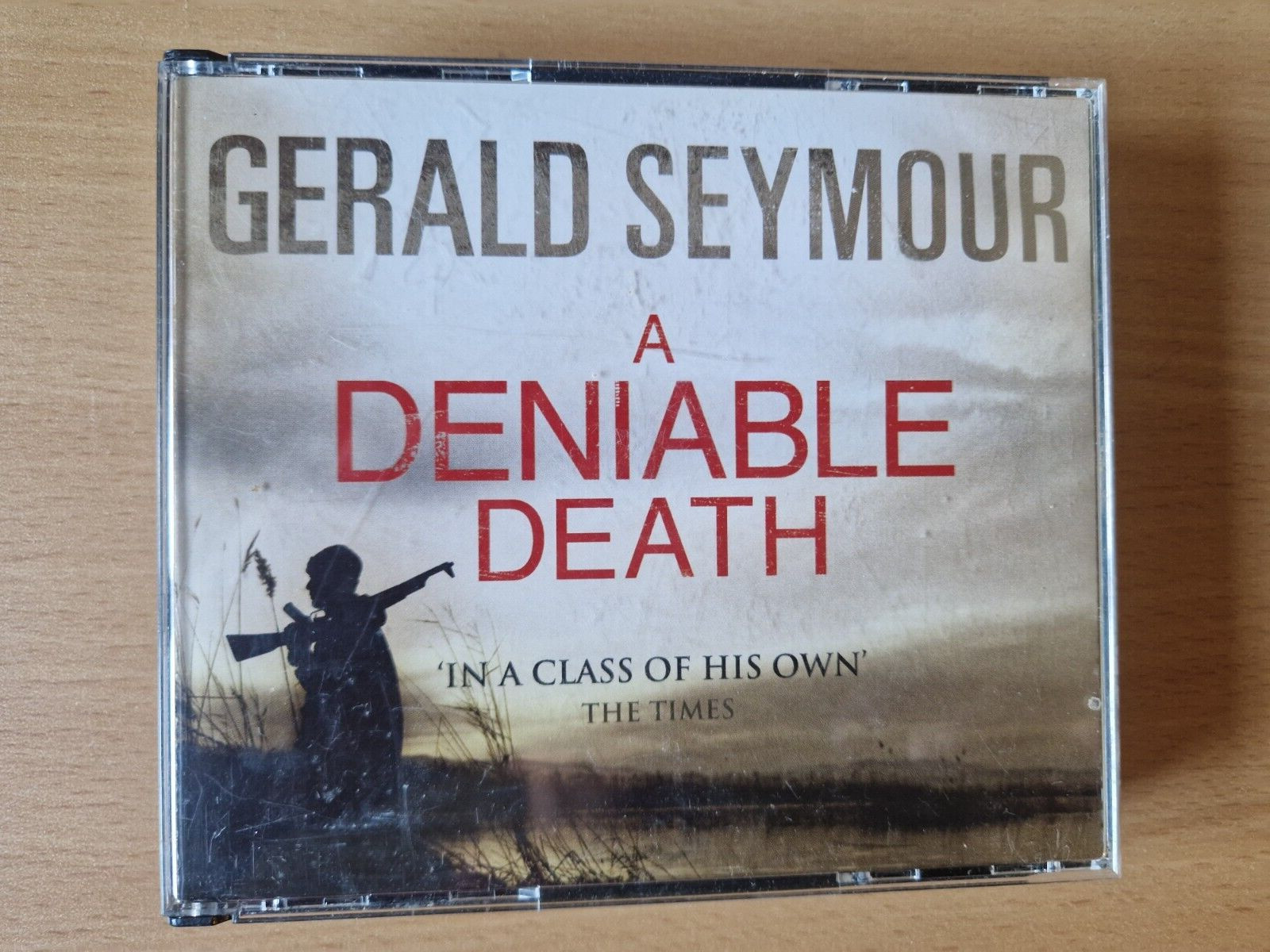 A DENIABLE DEATH BY GERALD SEYMOUR 4X CD AUDIOBOOK AUDIO CD 4HRS SCRATCH FREE
