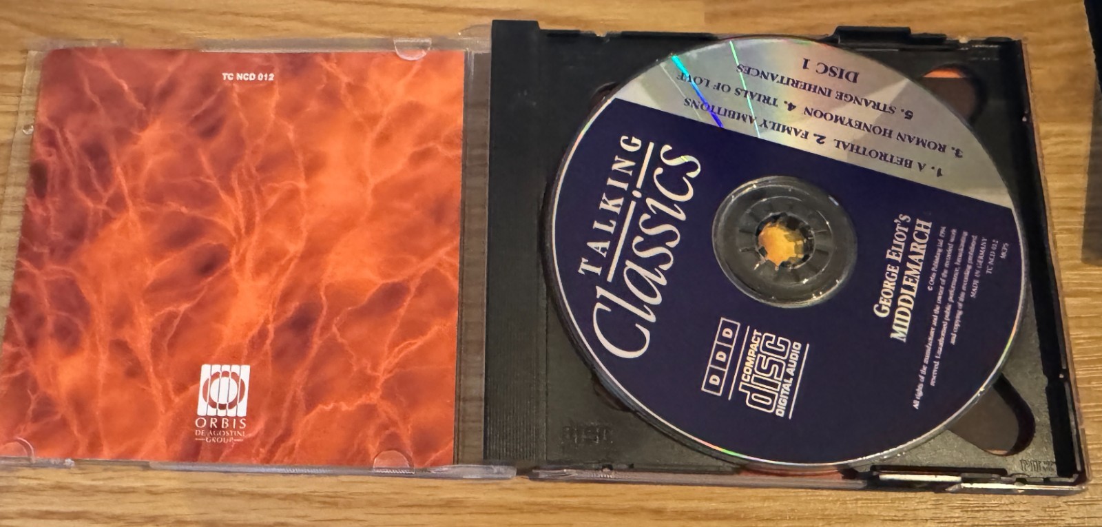 AUDIO BOOK George Eliot MIDDLEMARCH on 2 x CDs read by Hannah Gordon