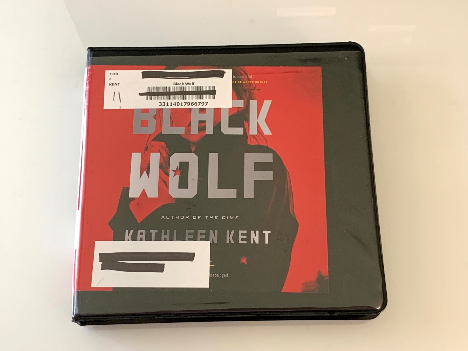 Black Wolf : A Novel — CD Audiobook, RARE Exlib. ed. — OUT OF PRINT