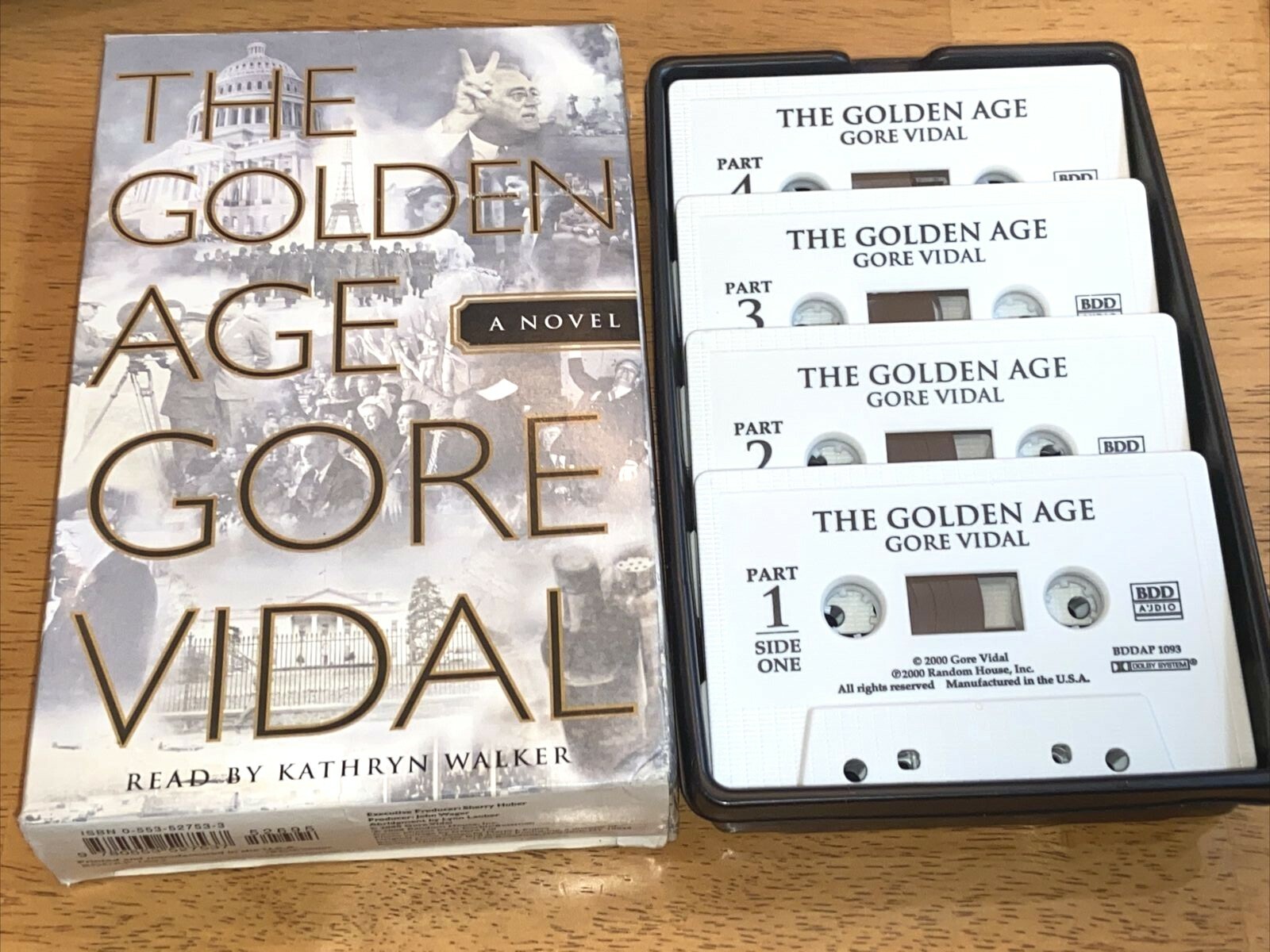 The Golden Age Gore Vidal Novel Audio Cassette