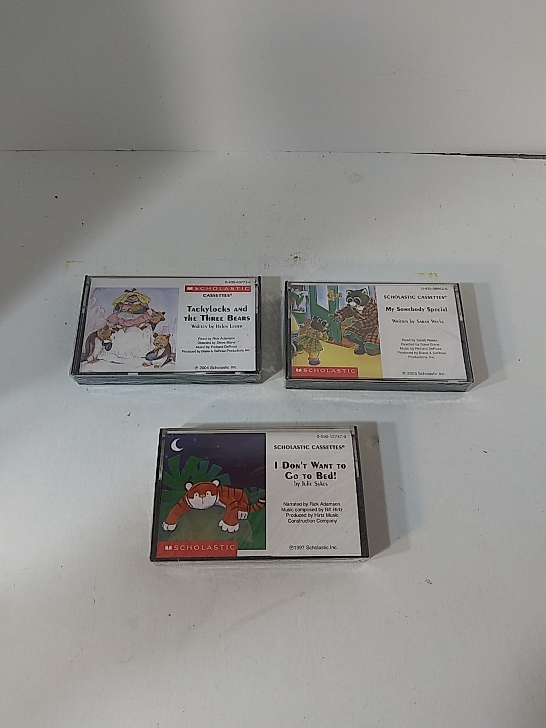 Scholastic Childrens Audio Book Cassette Tapes..Cassettes..Sealed Vintage 3x