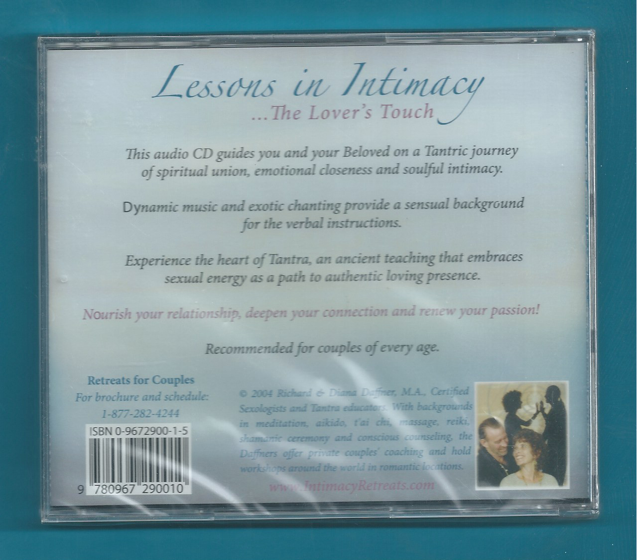 Lessons in Intimacy: The Lover’s Touch Instructional Audio CD Brand NEW Sealed