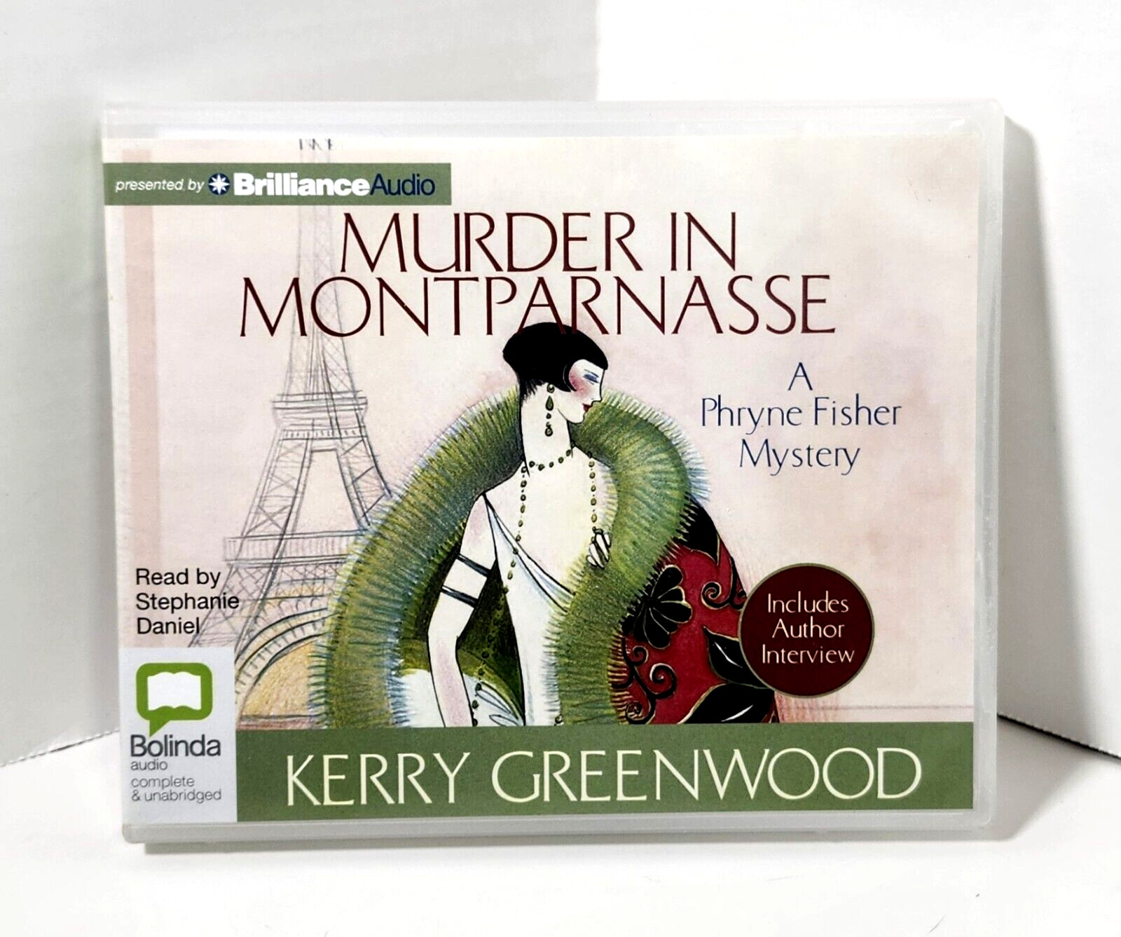 Murder In Mountparnasse by Kerry Greenwood- Unabridged CD-w/Author Interview