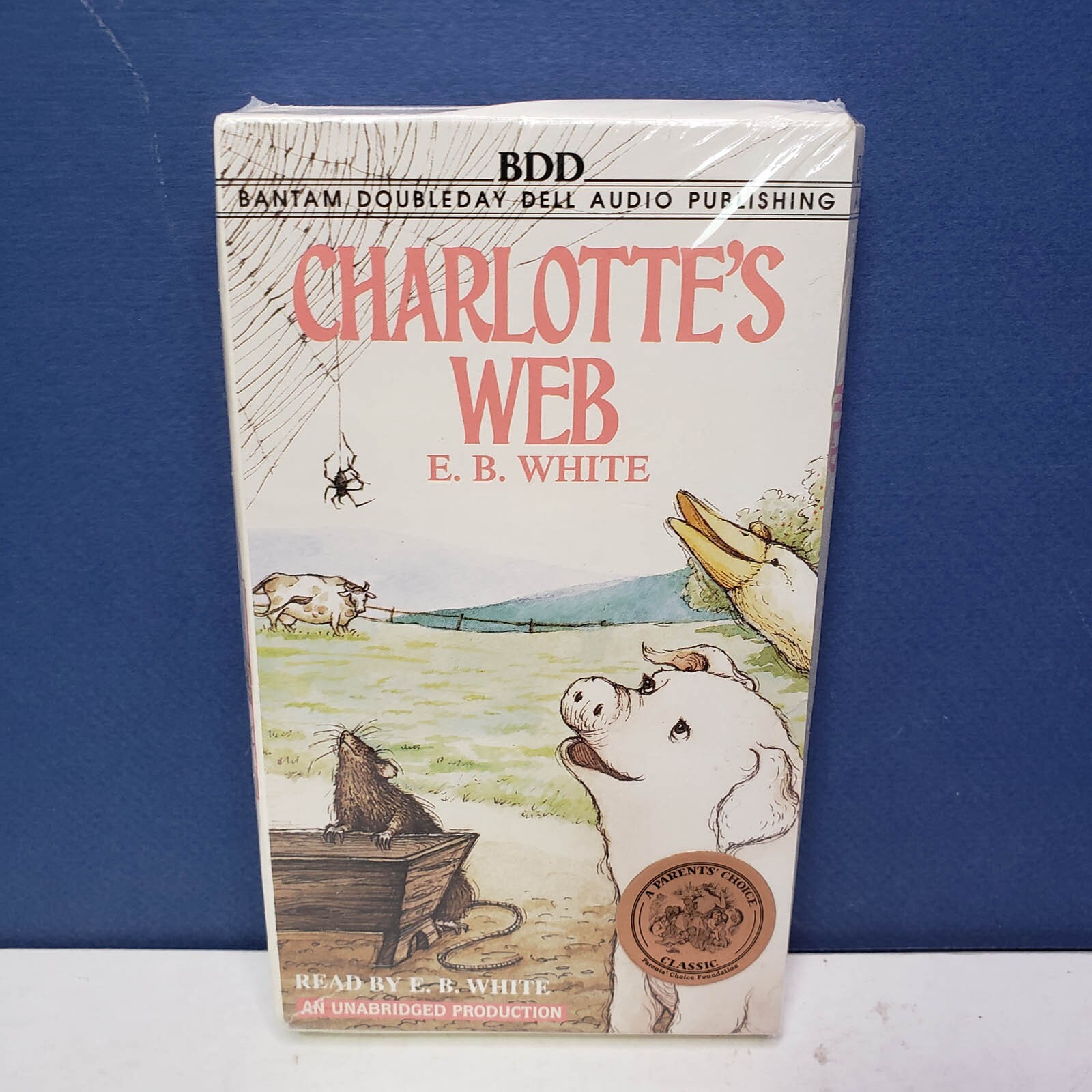 Charlotte’s Web by E. B. White (1991, Audio, Unabridged edition) Cassette NEW