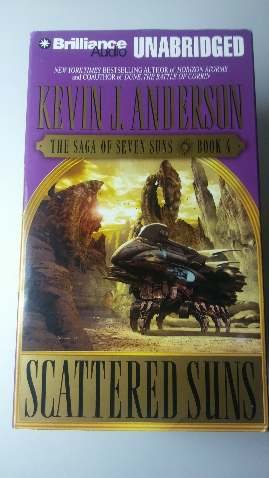 Scattered Suns (The Saga of Seven Suns, Book 4) on Audio Cassette (14 tapes )