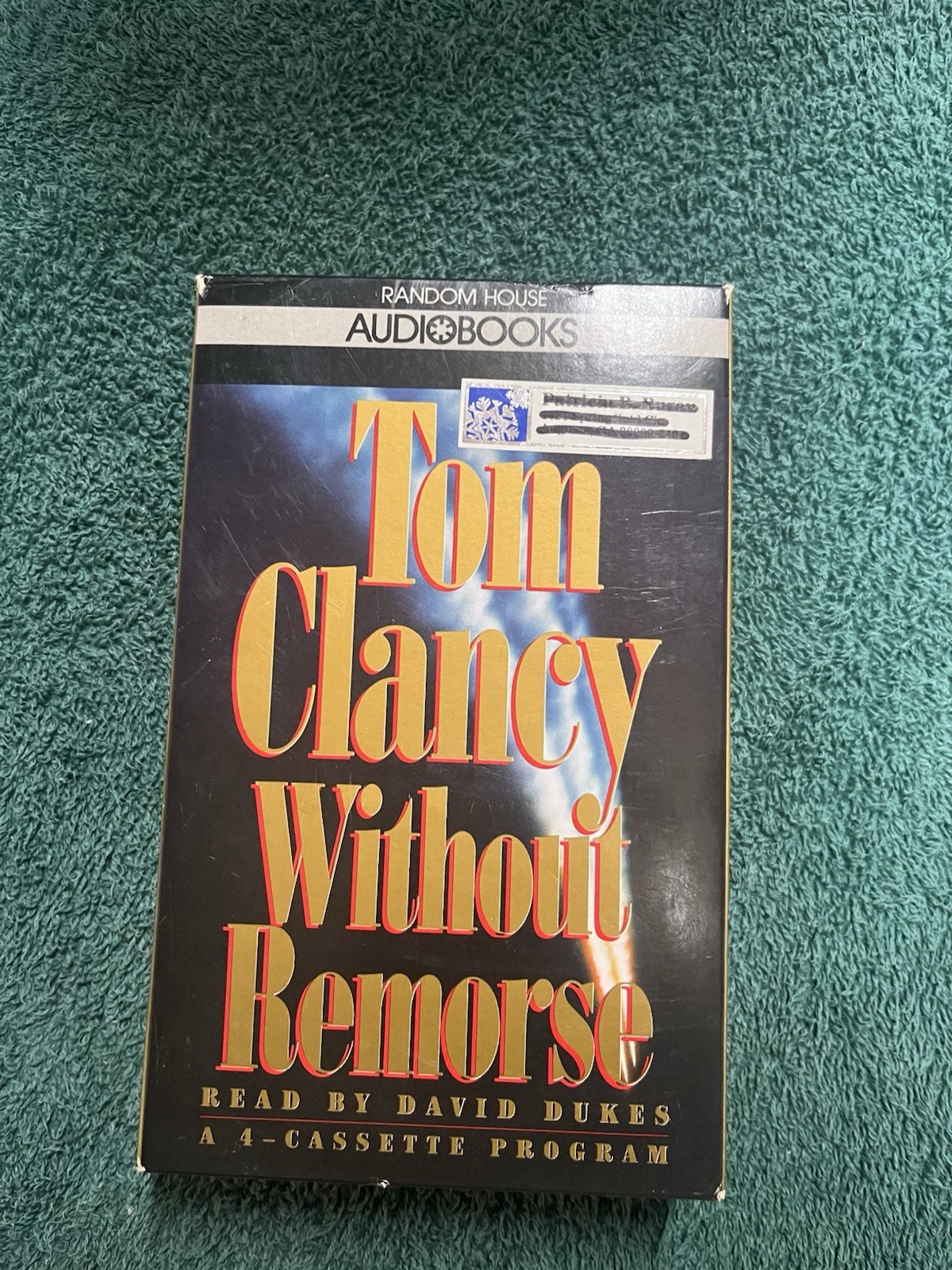 Tom Clancy Ser.: Without Remorse by Tom Clancy (1993, Audio, Other, Abridged…