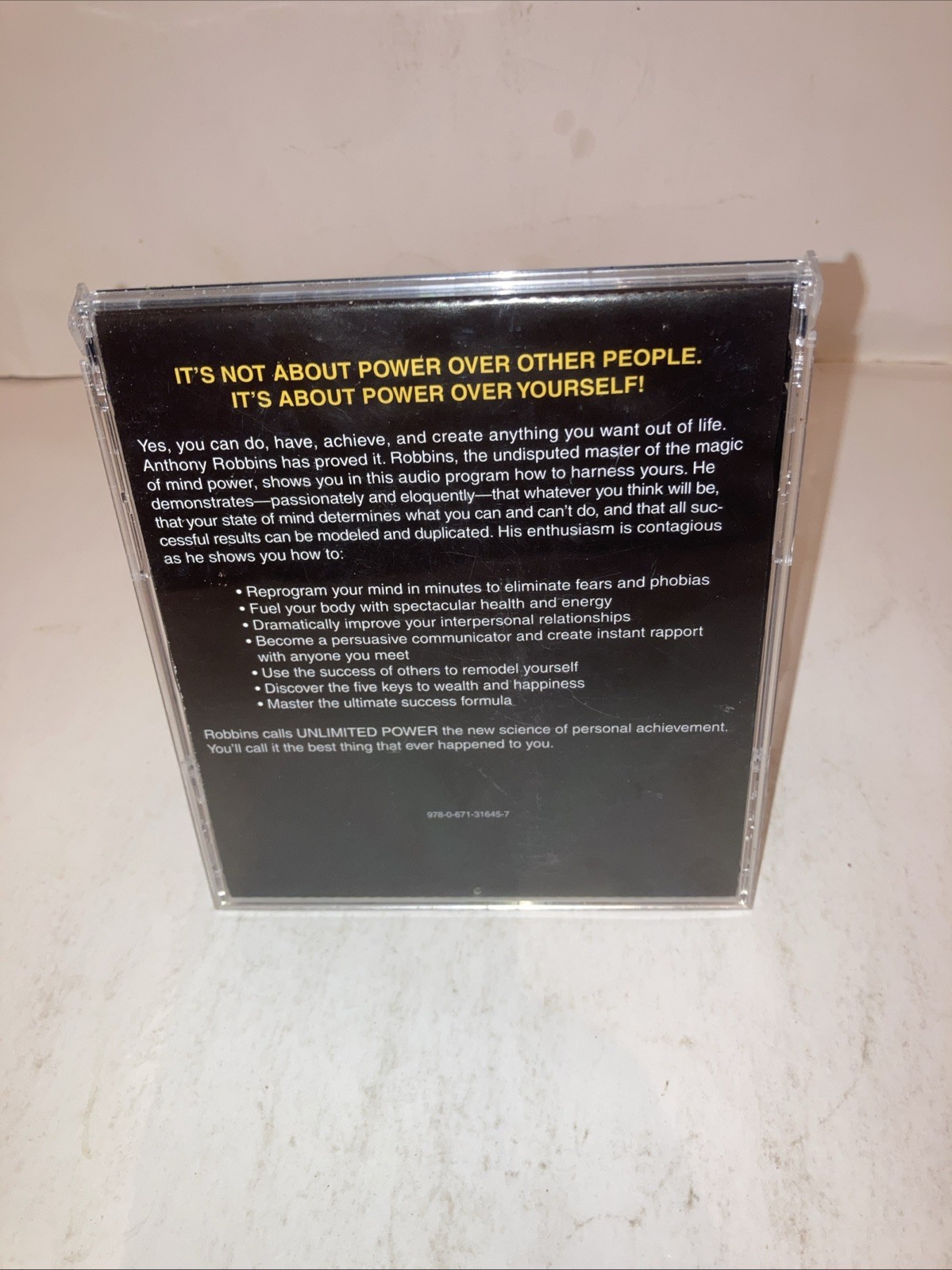Unlimited Power — Anthony Robbins — Audiobook — 1CD