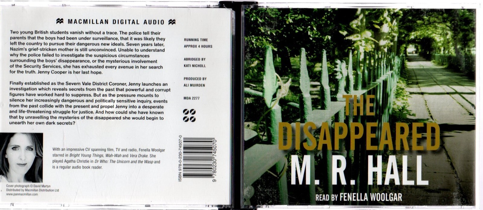 The Disappeared by Matthew Hall (4 disc audiobook CD, 2010)