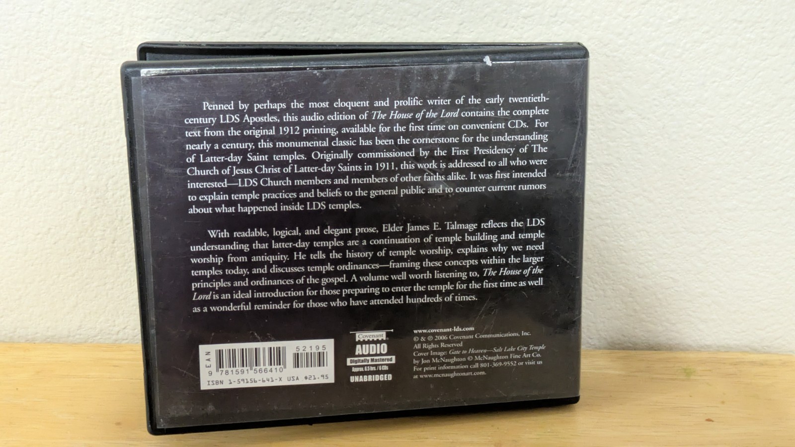The House of the Lord by James E. Talmage — LDS Audiobook on CD (Unabridged)
