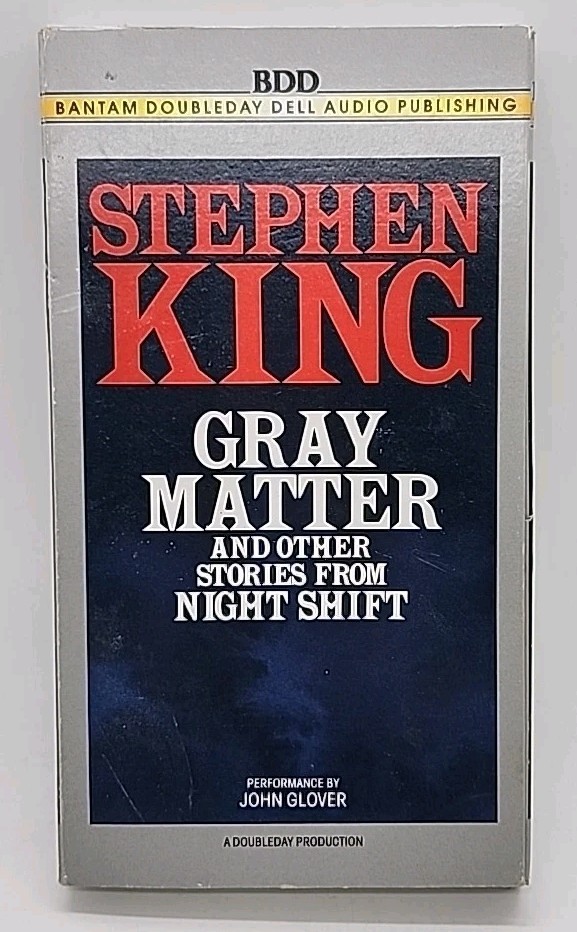 Stephen King Gray Matter & Other Stories From Night Shift Double Cassette Audio