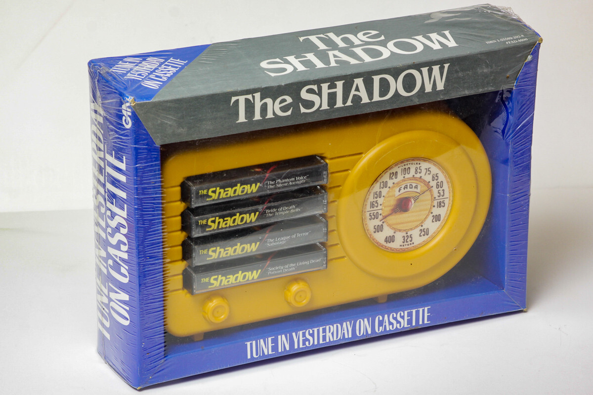 THE SHADOW RADIO DRAMA CASSETTE BOX SET OF 4 (8 EPISODES!)