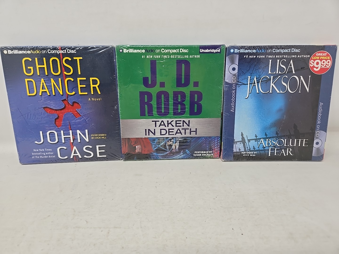 23 AUDIOBOOKS — Brand New — Mysteries, Suspense, Action, Espionage, Adventure