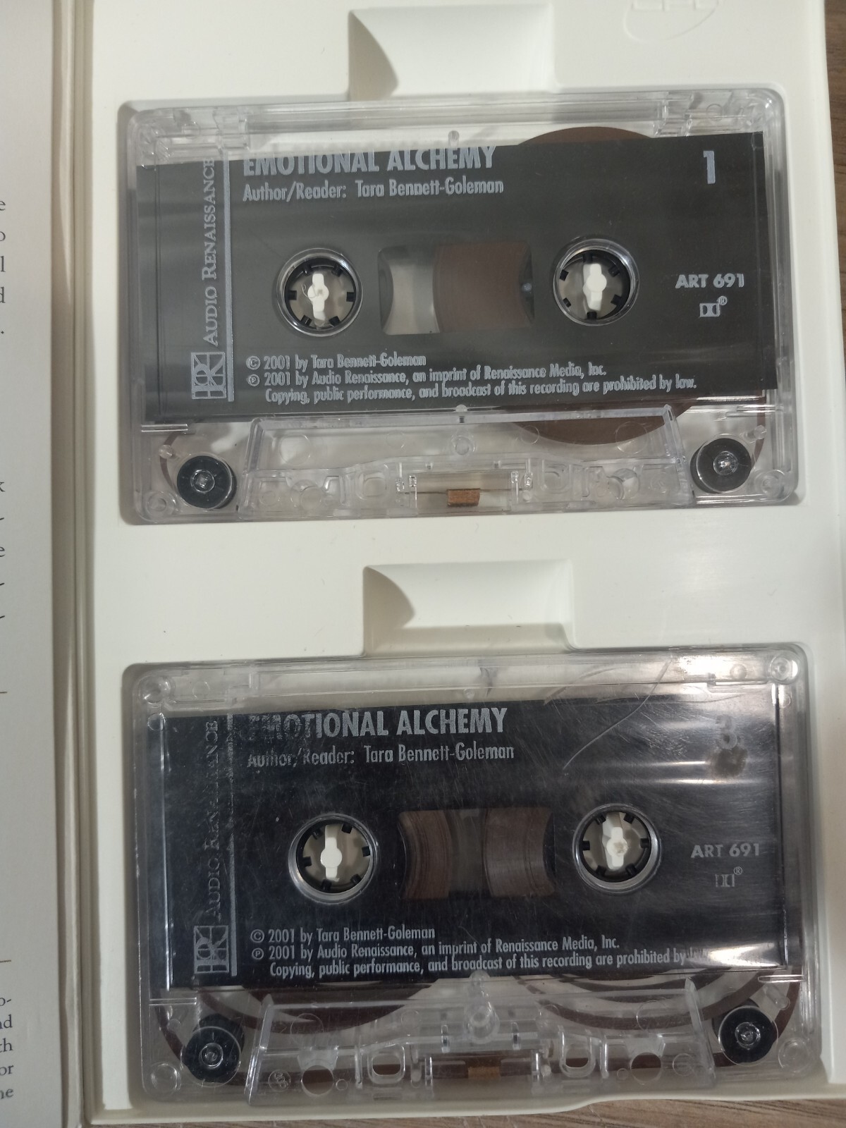 Emotional Alchemy How Mind Can Heal Heart Bennett-Goleman Audiobook Cassette