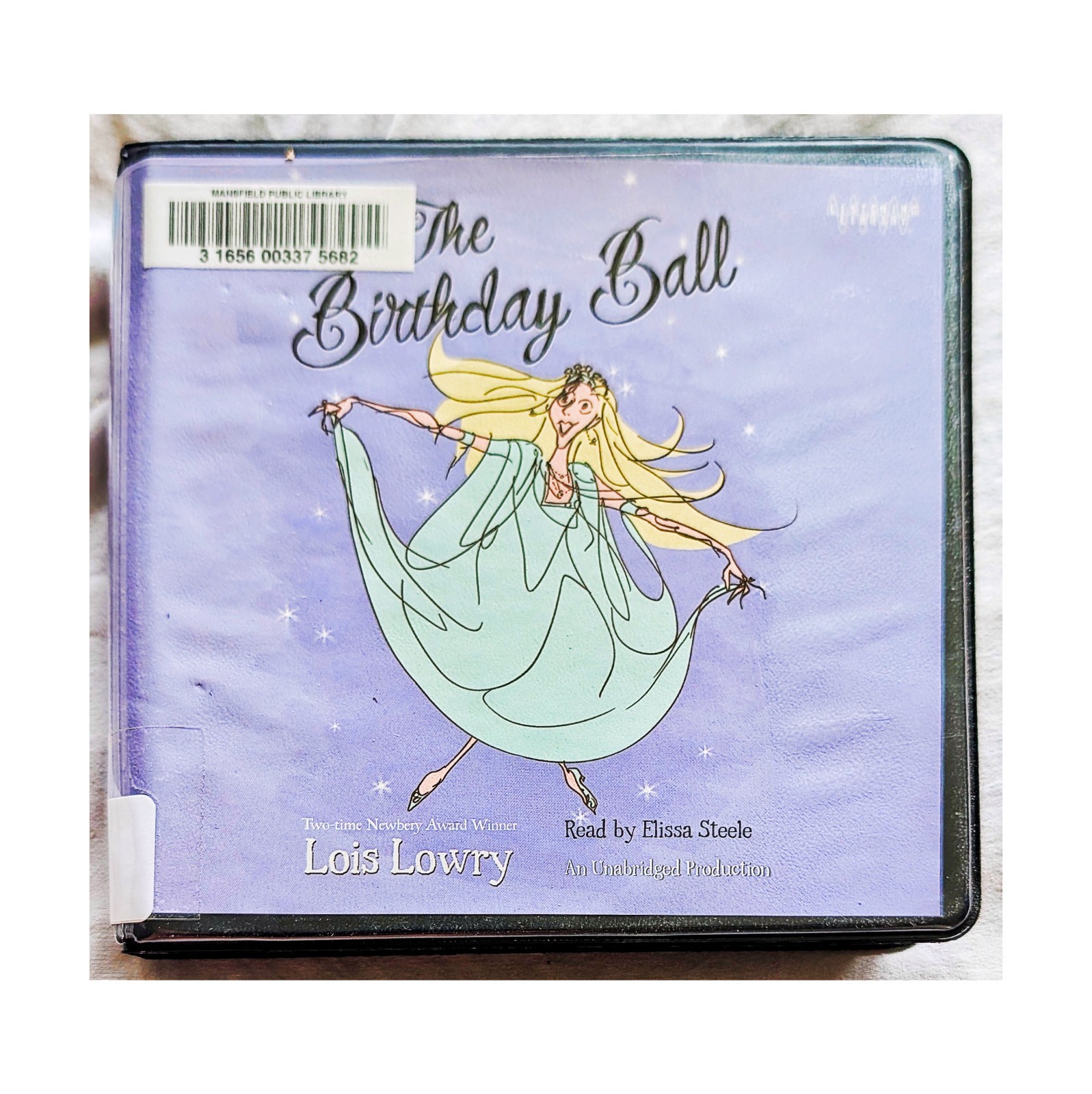 The Birthday Ball Lois Lowry Audiobook CD EXLIB VG Elissa Steele(Reader)FreeShip