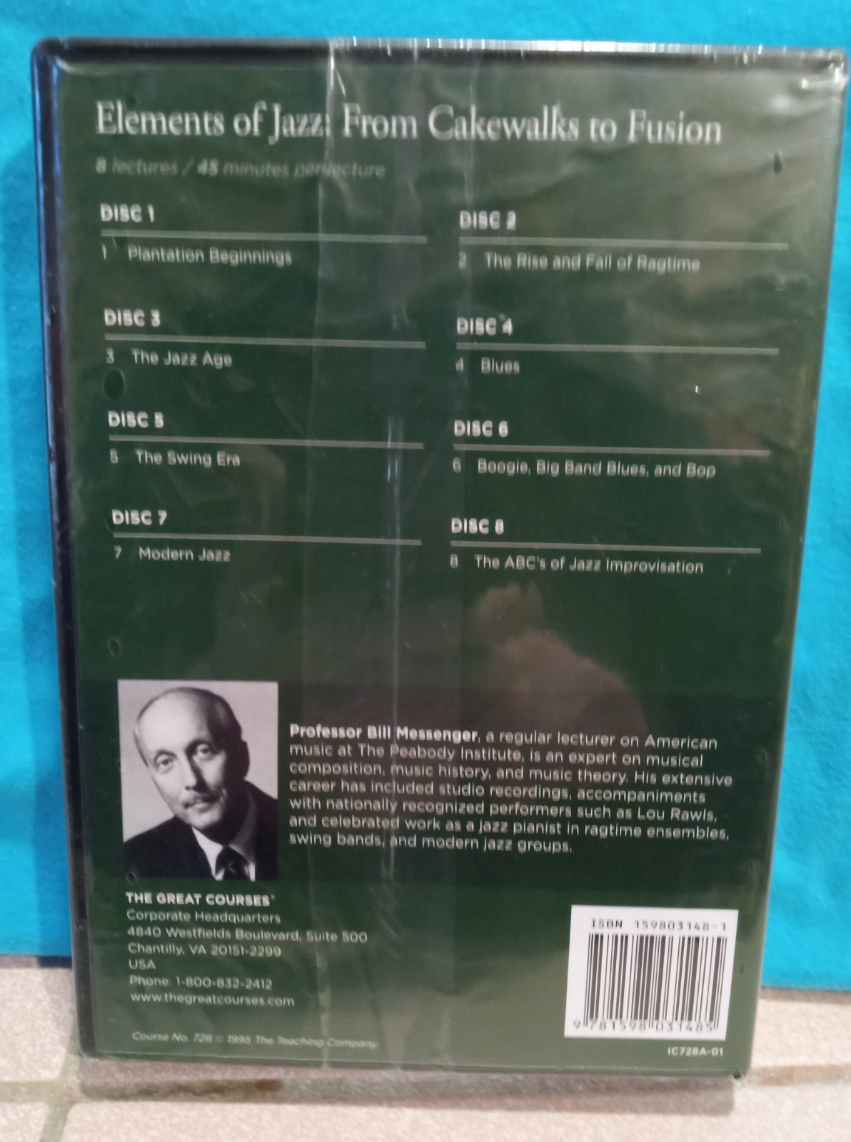 Great Courses ELEMENTS OF JAZZ 8 CD Set & Course Guidebook SEALED BRAND NEW
