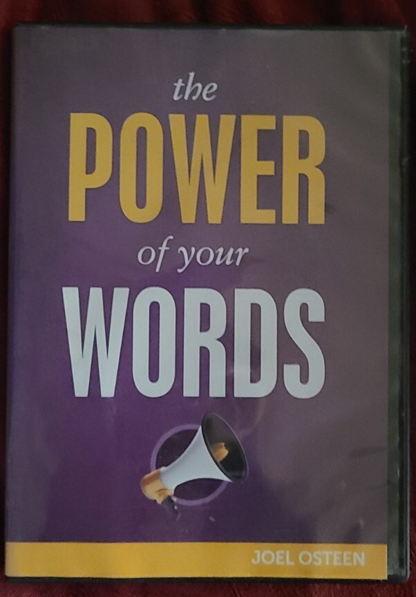 The Power of Your Words Pastor Joel Osteen 3 CD Set/DVD (2012) USED Good Cond.