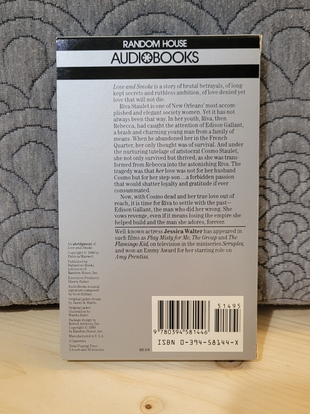 Love & Smoke by Jennifer Blake & Cat’s Eye by Margaret Atwood — Audiobooks