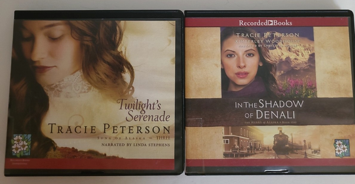 Tracie Peterson Historical Christian Romance Lot Of 2 Audiobooks Very Good