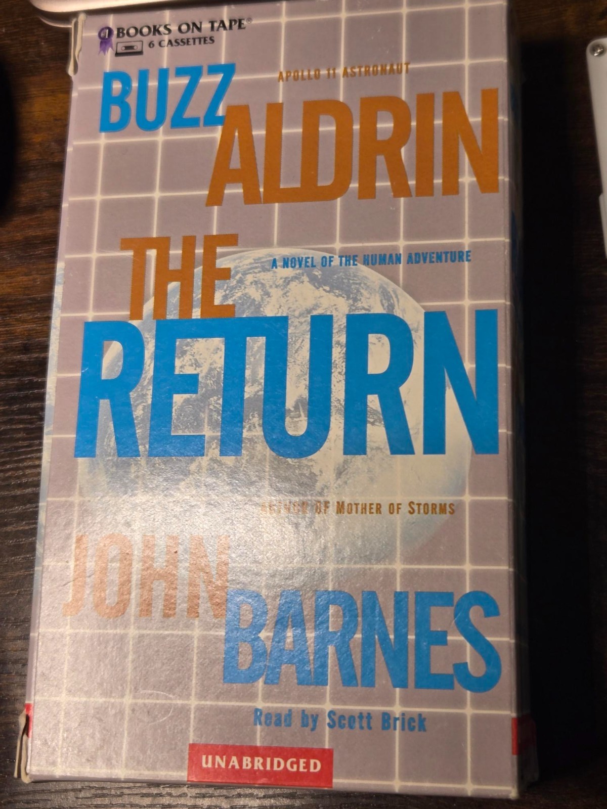 Buzz Aldrin The Return Novel by John Barnes 6 Cassette’s Audiobook VERY RARE!