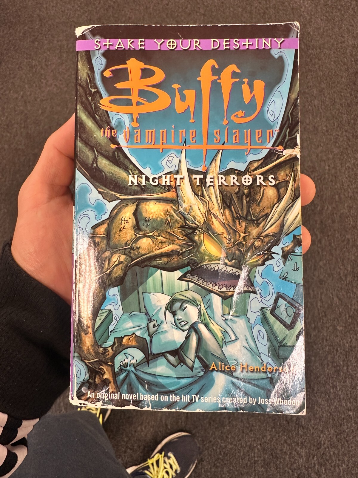 Buffy The Vampire Slayer Night Terrors Horror Paperback Book by Alice Henderson