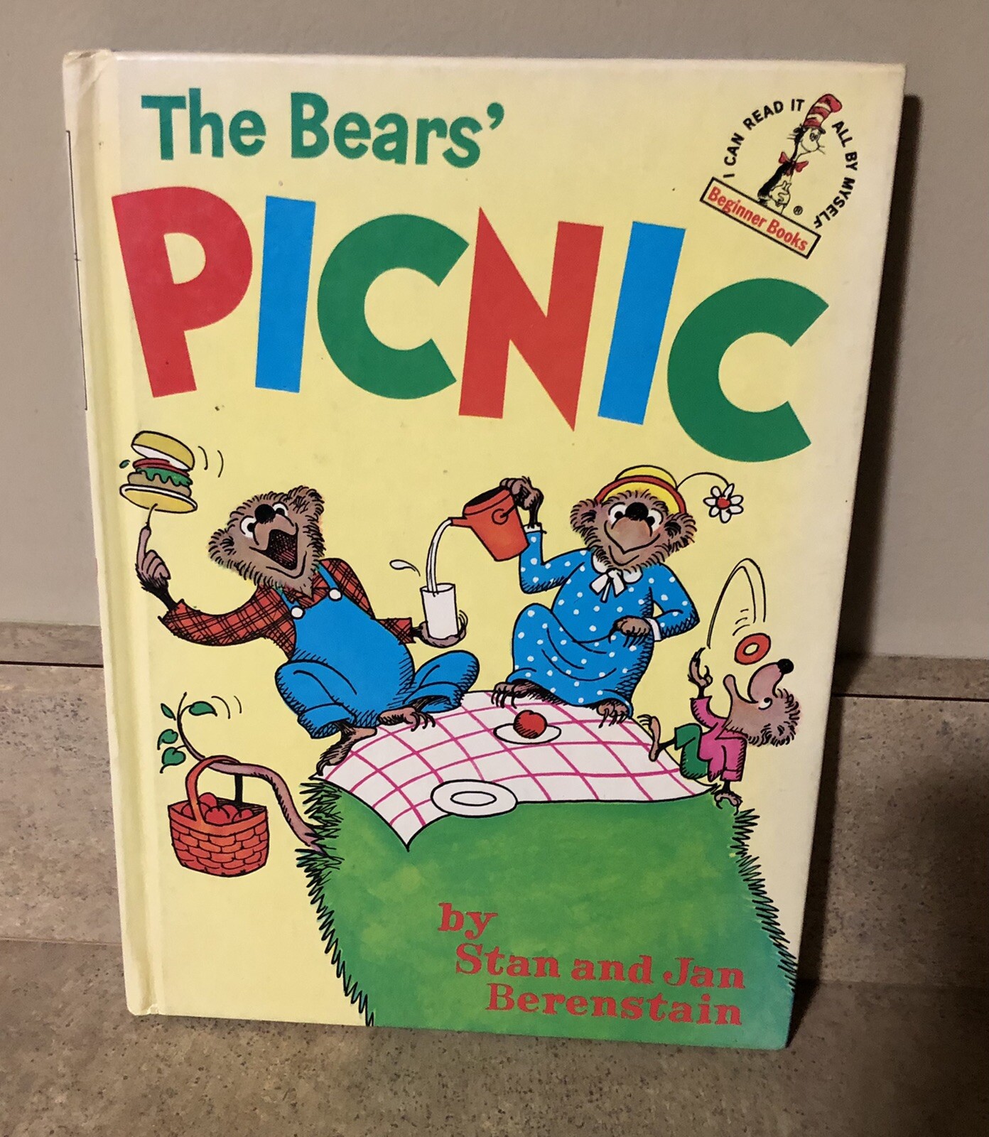 The Berenstain Bears Picnic Book Vintage 1966