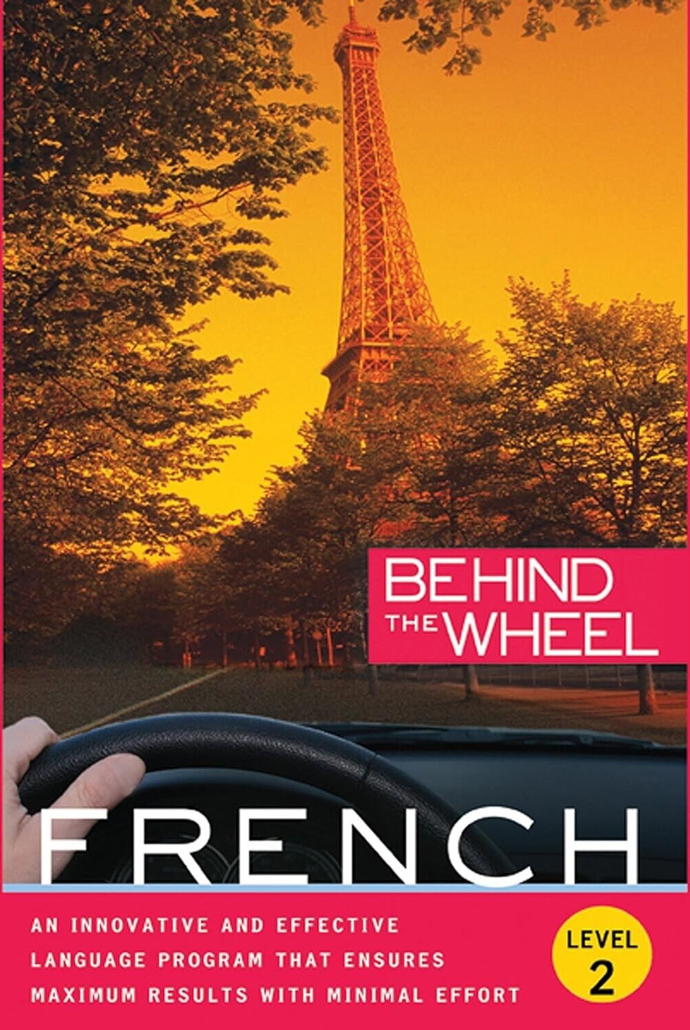 Behind the Wheel — French, Level 2, Audio Book on 8 CDs, + Companion Book, New
