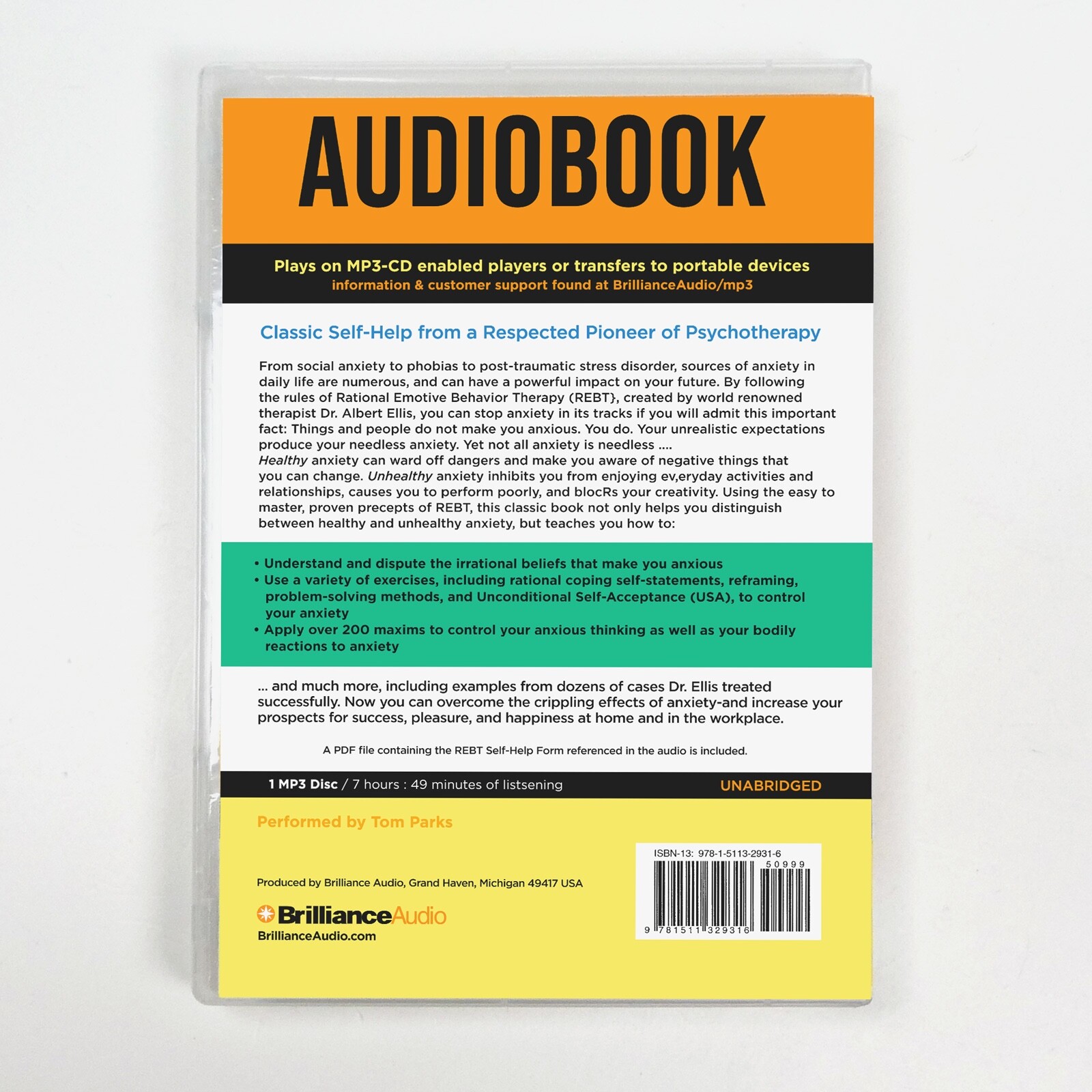 HOW TO CONTROL YOUR ANXIETY MP3 CD Become Confident Grounded Relaxed At ease