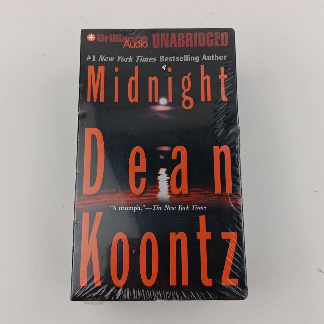 Dean Koontz Midnight AudioBook On Cassette Read J Charles Unabridged Audio 10Pc