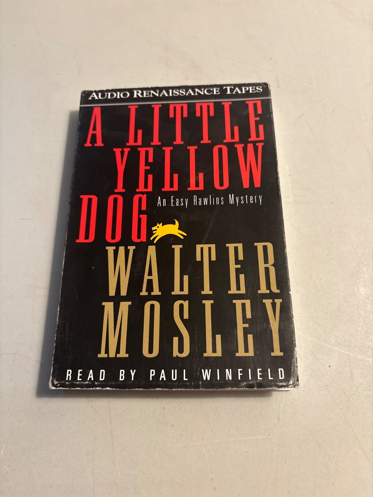 WALTER MOSLEY A LITTLE YELLOW DOG AUDIO CASSETTE AUDIOBOOK EASY RAWLINS MYSTERY