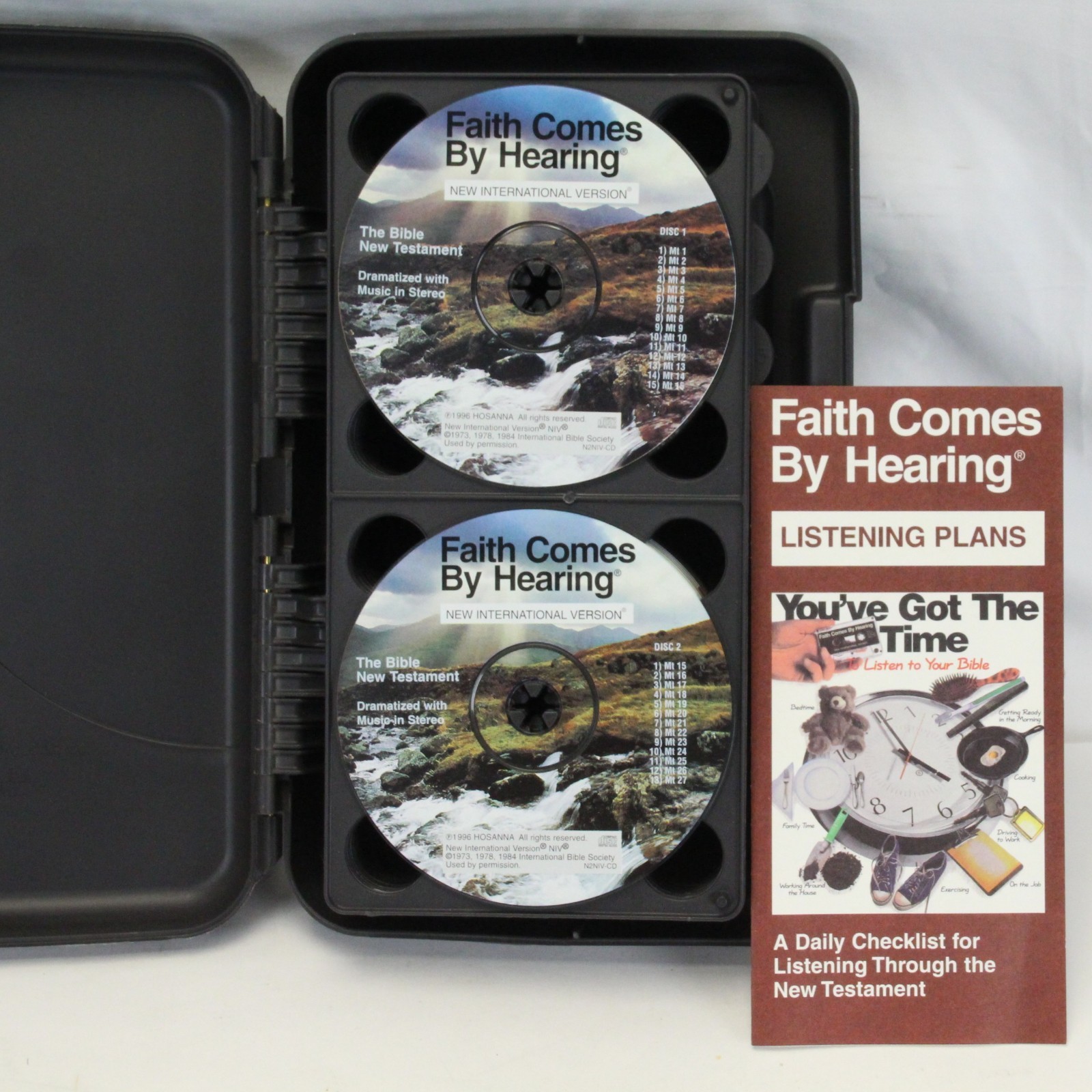 NIV Faith Comes by Hearing Audio Bible 16 CD Audiobook New Testament
