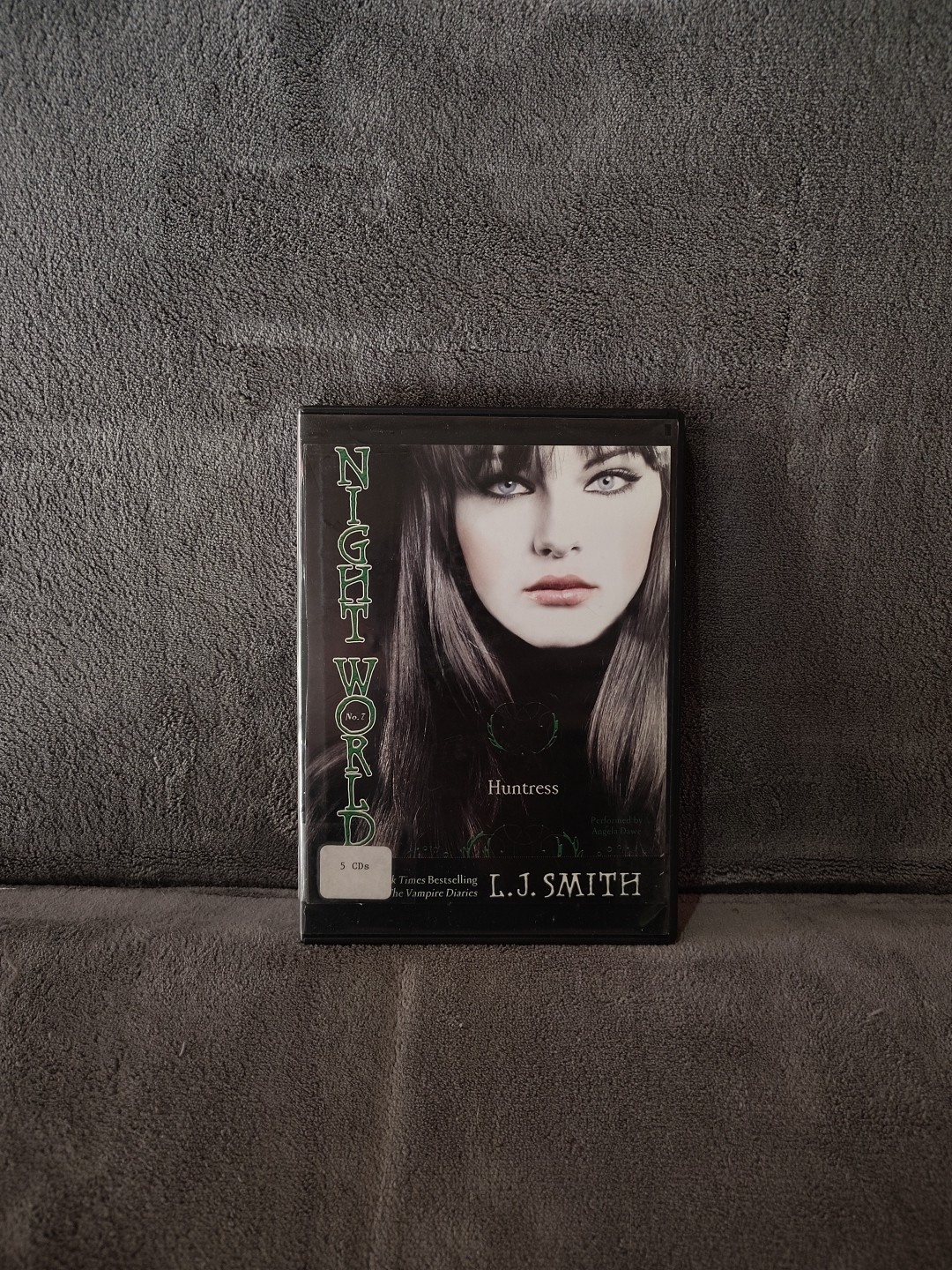 Night World Series Huntress By L J Smith EX LIBRARY EX LIBRIS AUDIOBOOK