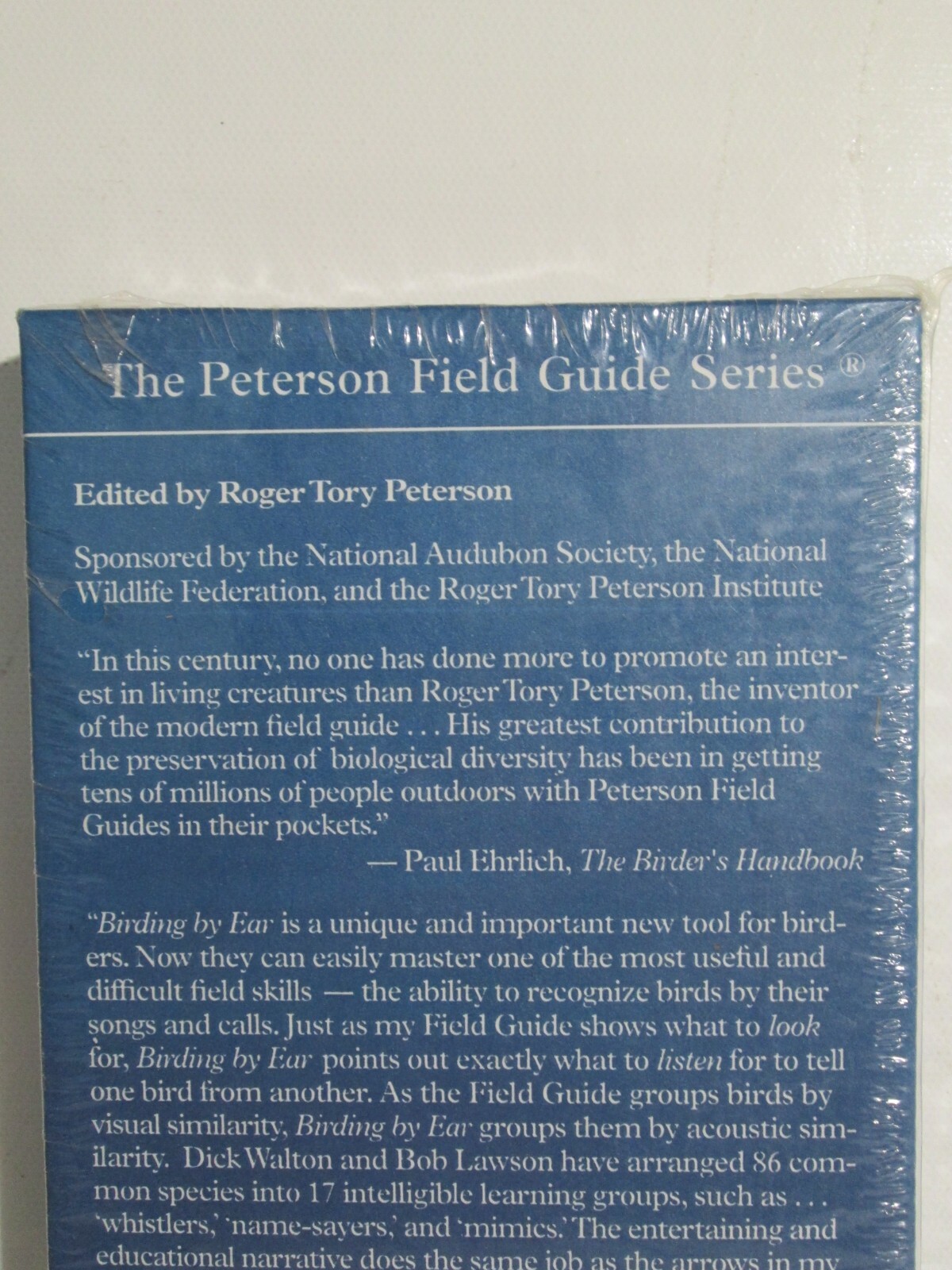 VTG Petersen Field Guides eastern/central Birding by Ear 3 CASSETTES & Book NEW