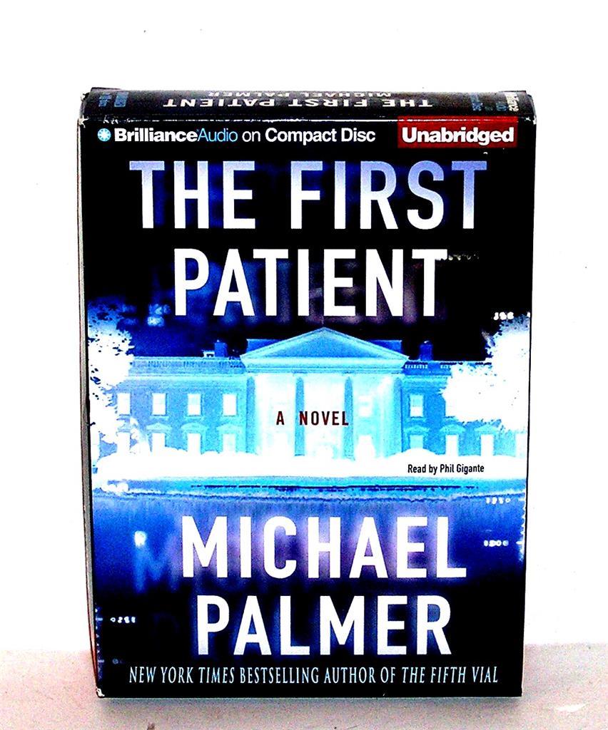 BOOK/AUDIOBOOK CD Michael Palmer Fiction Novel THE FIRST PATIENT