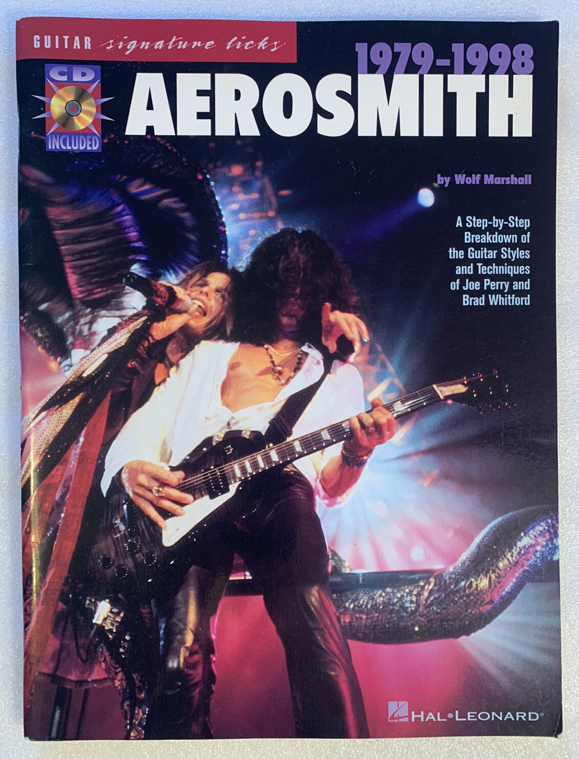 Aerosmith 1979-1998 Paperback Guitar Tab Book 13 Songs