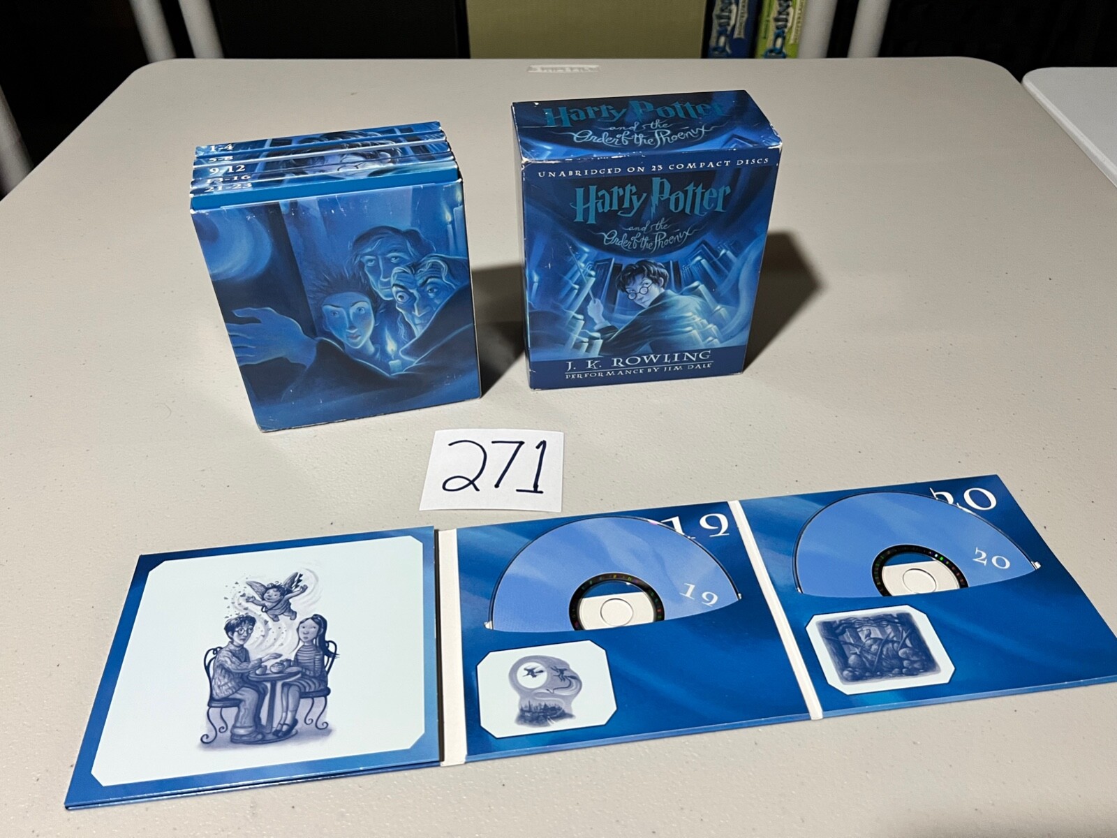 Harry Potter and the Order of the Phoenix Audio Book, 17 CDs, Excellent Cond