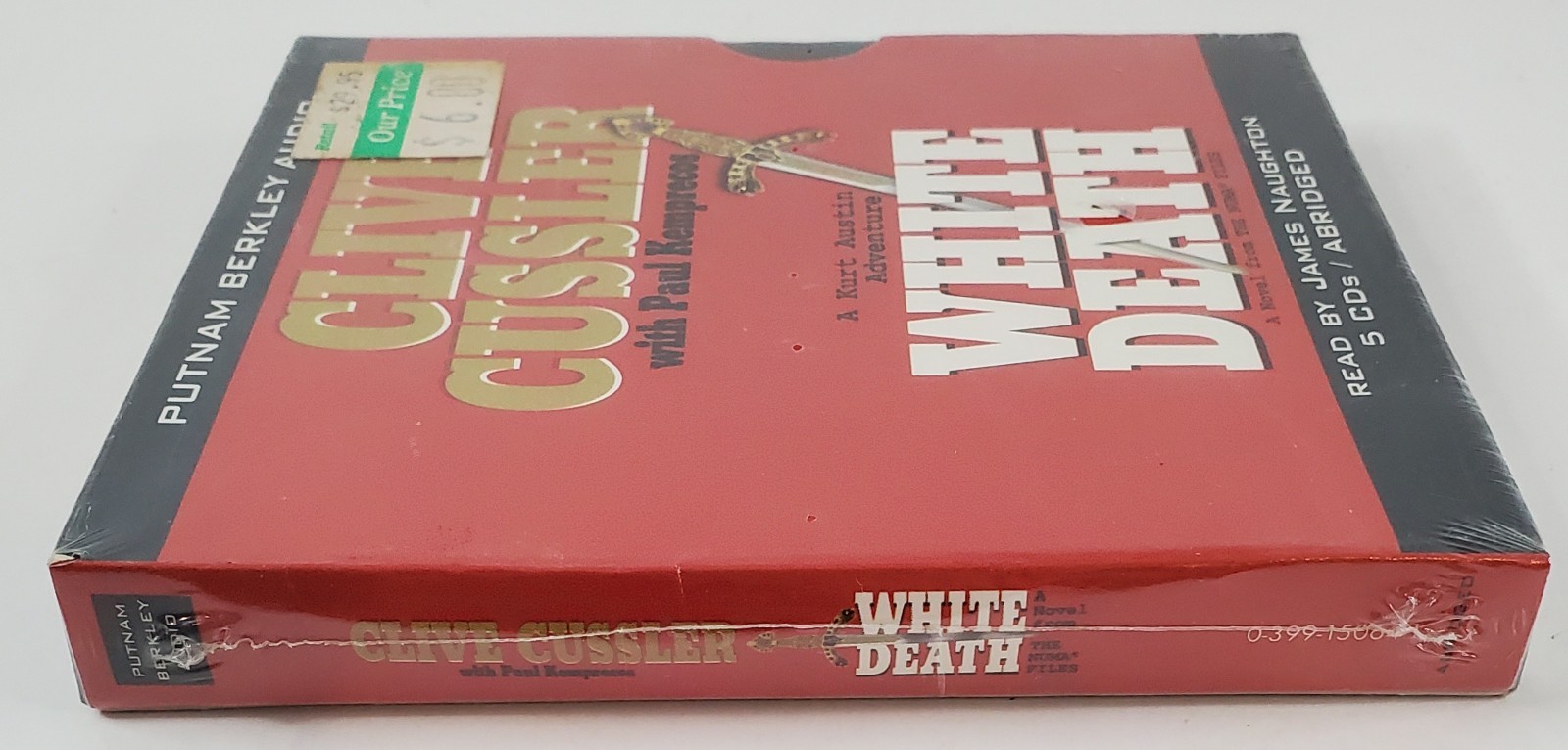 White Death Audio CD Clive Cussler w/ Paul Kemprecos 5 CDs Abridged New Sealed