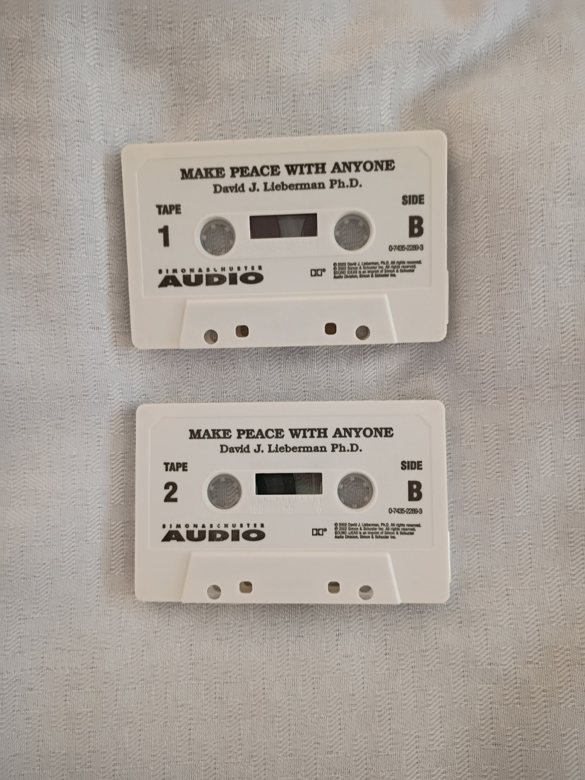 Make Peace with Anyone Audiobook Cassette David J. Lieberman Abridged Dossett