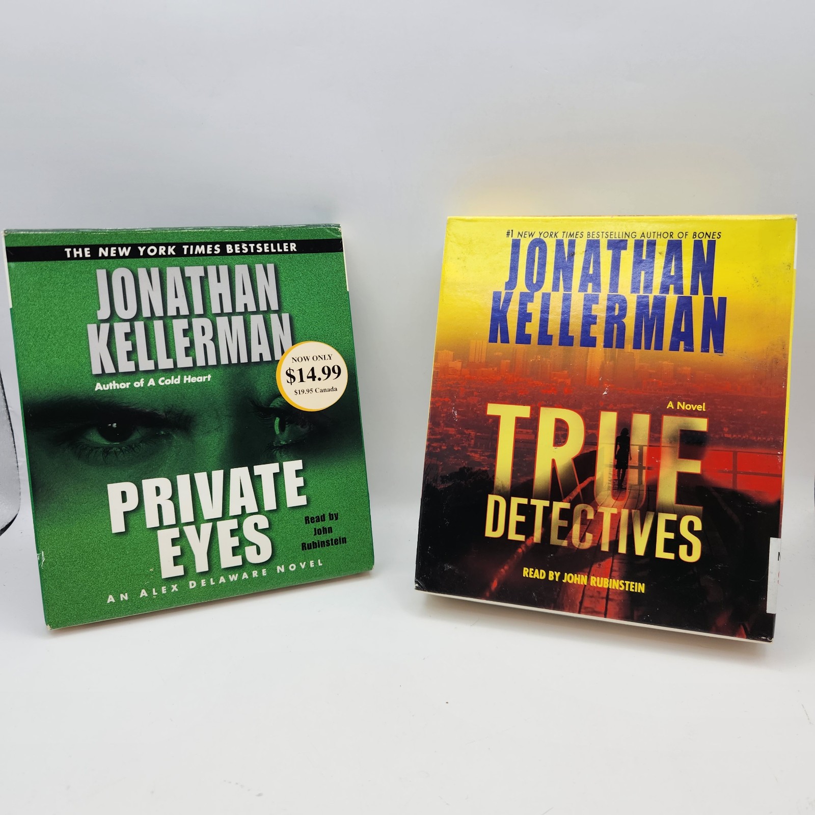 True Detectives Private Eyes Jonathan Kellerman CD Audio Book Lot of 2 Books