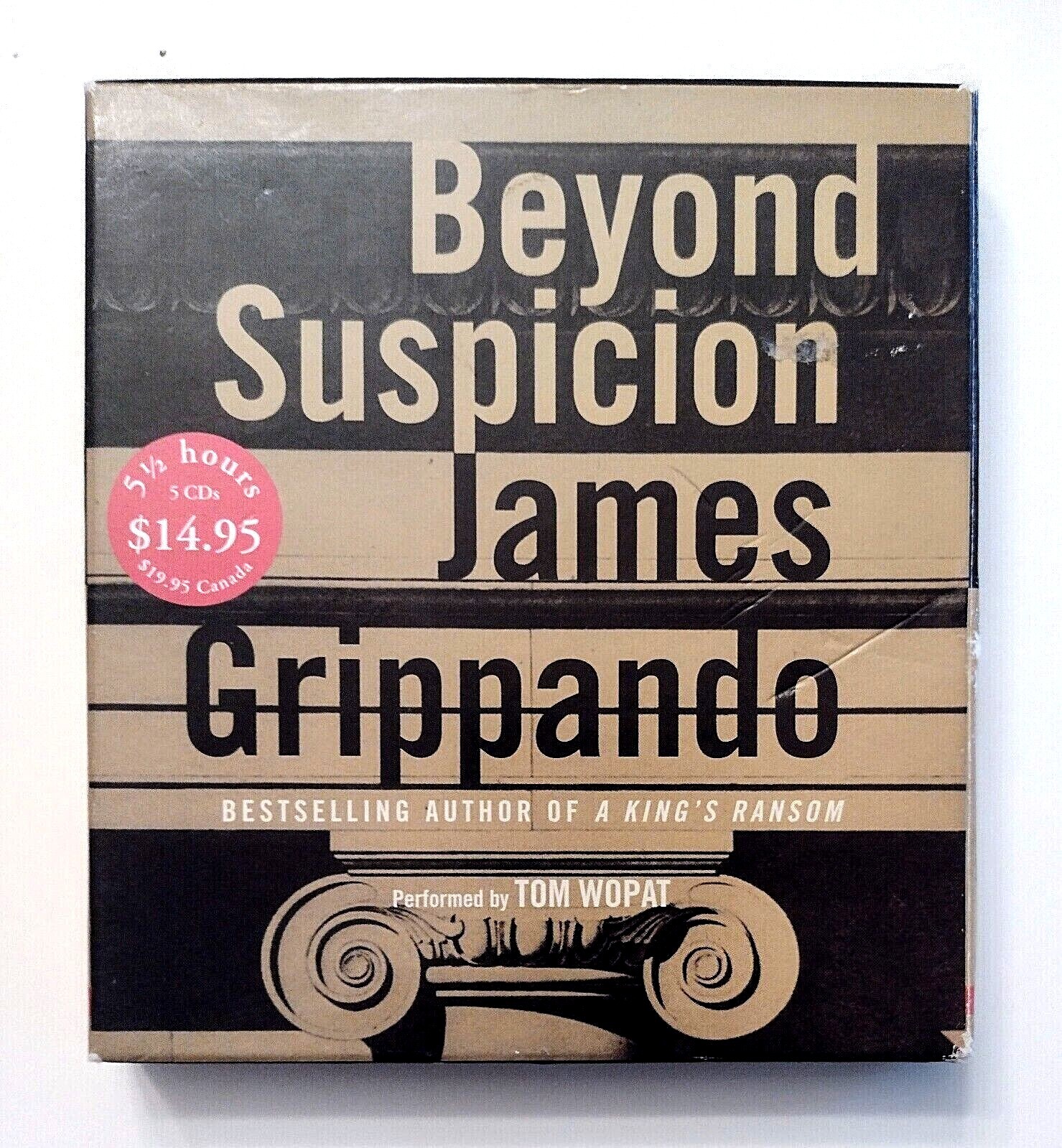 Beyond Suspicion by James Grippando (2006) Audiobook 5 CD’s / 5.5 Hrs.