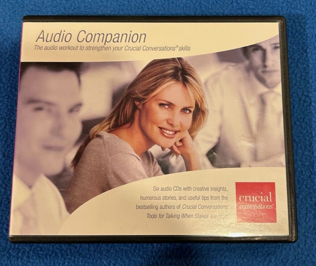 Crucial Conversations Audio Companion by Vital Smarts AUDIO CD 6-Disc Set