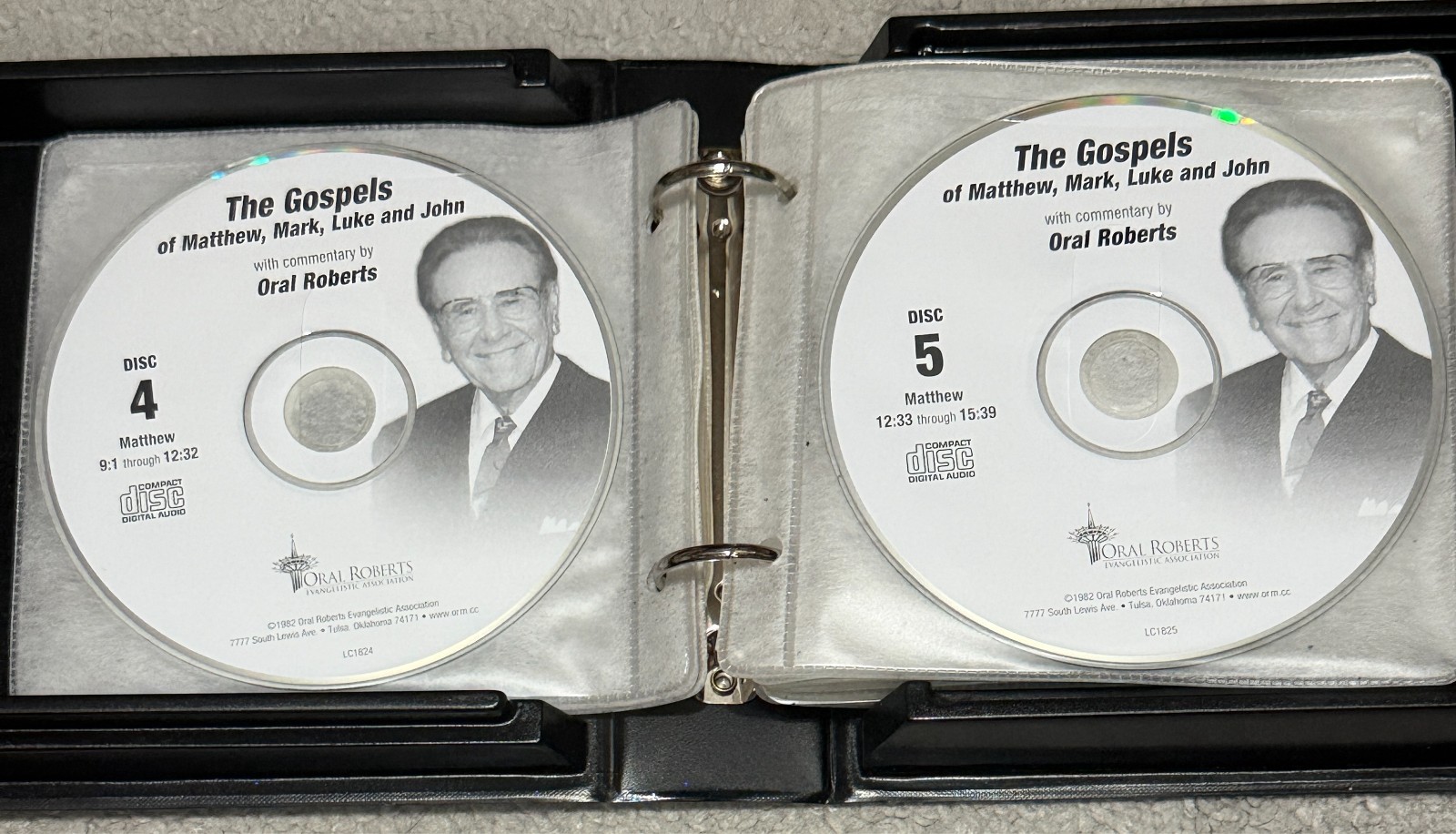 The Gospels Of Matthew Mark Luke & John Oral Roberts 24 CDs