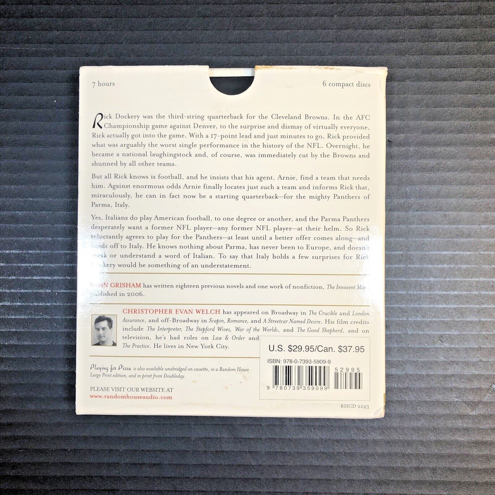 John Grisham — Playing for Pizza (2007, Audio, Other, Unabridged edition)