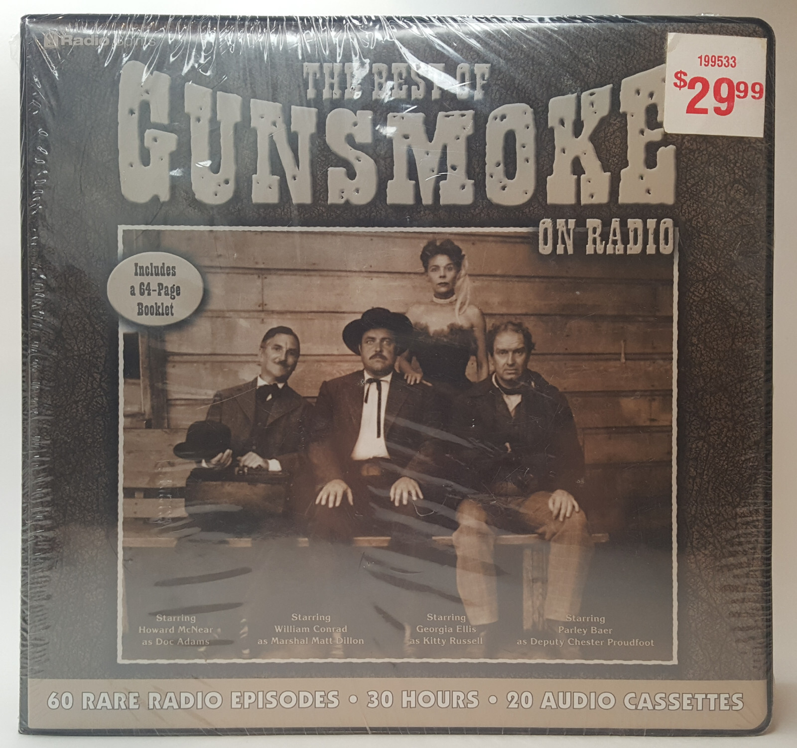 The Best Of Gunsmoke On Radio 60 Programs 30 Hours 20 Cassettes NEW — SEALED