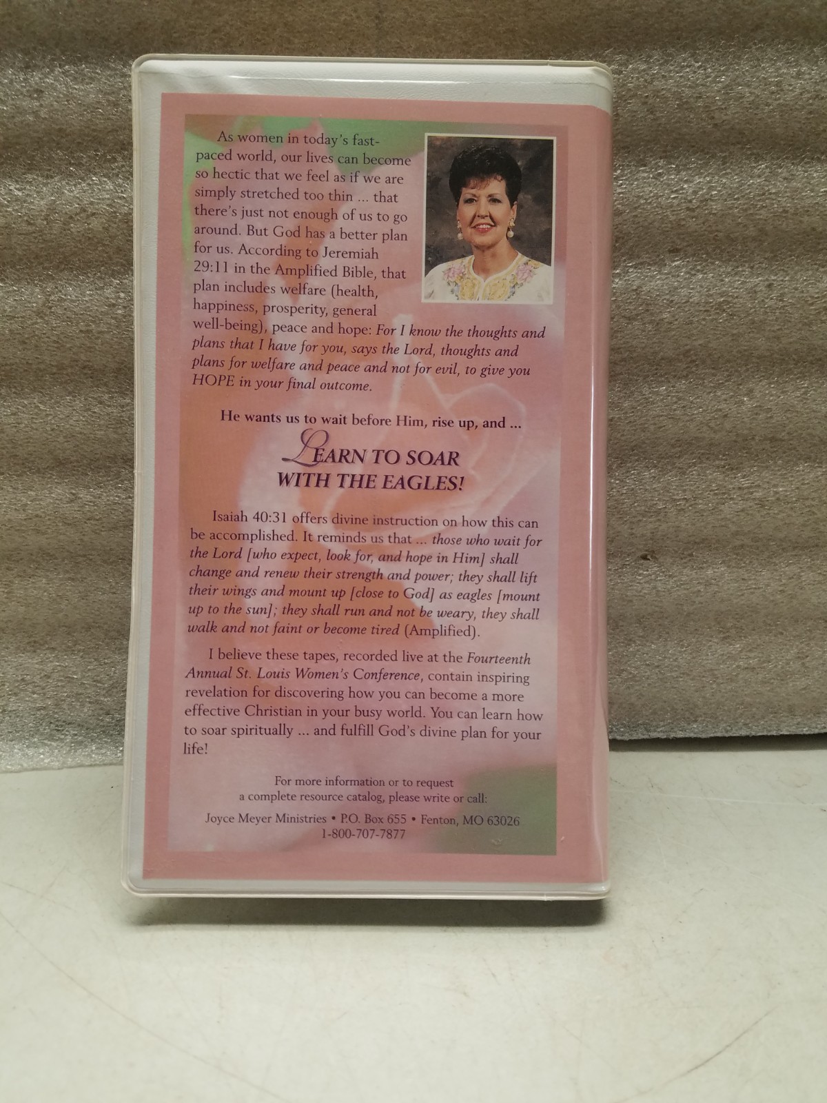 Joyce Meyer Ministries mount up with wings as eagles 6 Cassette Tapes (D)